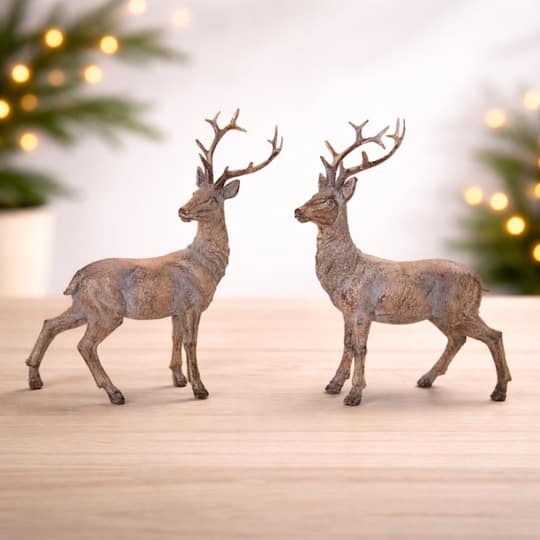 Melrose Woodland Deer Figurines Set